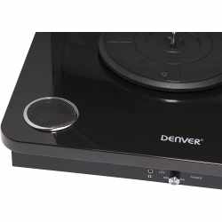 Denver USB Plattenspieler Schallplattenspieler Turntable VPL-200 schwarz - sehr gut