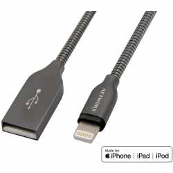 Networx Starterset USB-Netzteil Lightning-Kabel Powerbank spacegrey - sehr gut