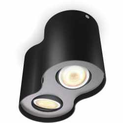 Philips Hue Pillar 2 Spot und Dimmschalter Lampe Deckenleuchte schwarz - wie neu
