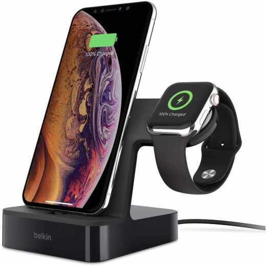 Belkin Powerhouse Charge Dock Ladestation Apple Watch und iPhone schwarz - wie neu