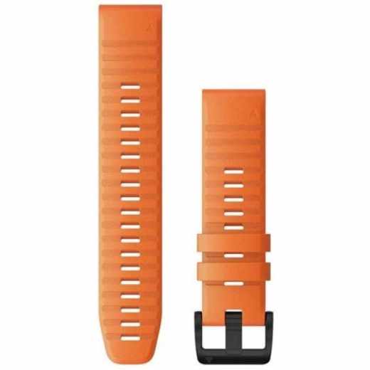 Garmin Ersatzarmband QuickFit 26 mm Silikon orange schiefergrau