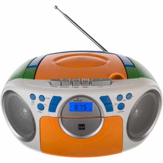 Dual P 70 Radio Stereo CD Kasettenradio CD-Player UKW-Radio bunt - sehr gut