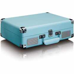 Lenco TT 11 Koffer Plattenspieler im Retro Stil Bluetooth blau - sehr gut