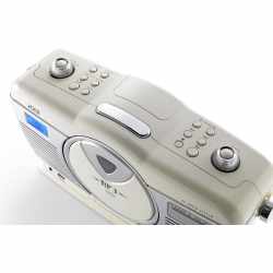 Lenco ISCD 33 Retro Radio mit CD MP3-Player USB creme - wie neu