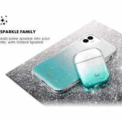 LAUT Liquid Effekt Ombre Sparkle Handyh&uuml;lle iPhone 11 Pro Max gr&uuml;n - neu