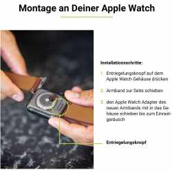 Artwizz Watch Adapter 2 x Adapter f&uuml;r Apple Watch 38/40 mm Edelstahl schwarz