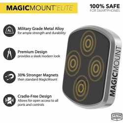 Scosche Magigmount Elite Magnet Handyhalterung spacegrau