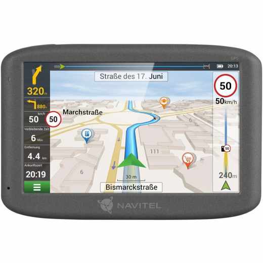 Navitel F300 Navigator Navigationsger&auml;t 5 Zoll Display Touchscreen schwarz -sehr gut