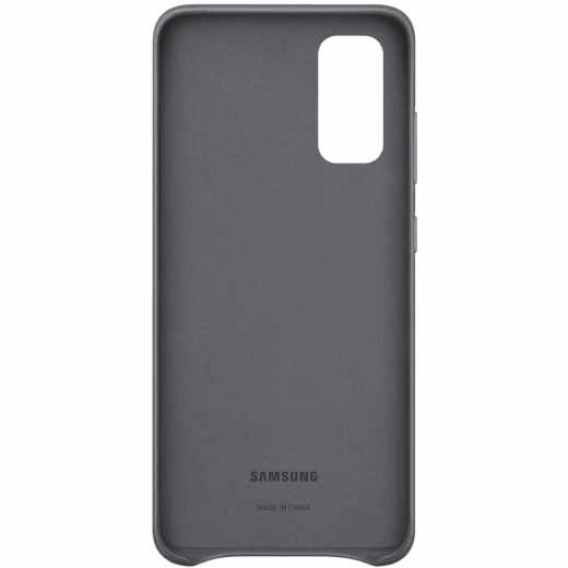 Samsung Leather Cover Schutzh&uuml;lle f&uuml;r Galaxy S20 Leder Handyh&uuml;lle grau