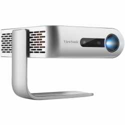 ViewSonic Portabler Beamer LED mit Harman Kardon Lautsprecher silber