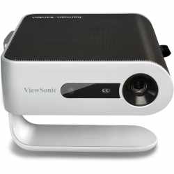 ViewSonic Portabler Beamer LED mit Harman Kardon Lautsprecher silber
