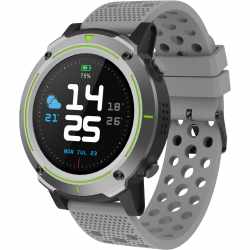 Denver Bluetooth Smartwatch Fitnesstracker Schlaftracker SW-510 GPS grau - wie neu