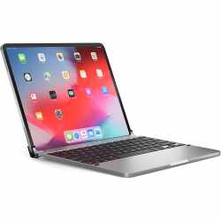 Brydge Tastatur Tablet Keyboard Bluetooth 12,9 Zoll Pro QWERTZ silber - wie neu