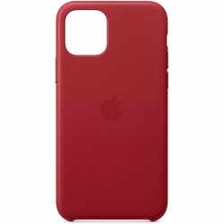 Apple iPhone Leather Case Schutzh&uuml;lle f&uuml;r iPhone 11 Pro Lederh&uuml;lle rot MWYH2ZM/A