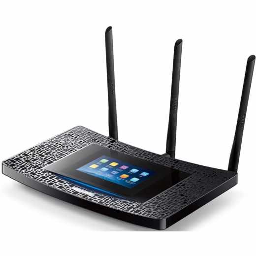 TP-Link RE590T AC1900 Touch Screen Dual Band WLAN Repeater schwarz - sehr gut