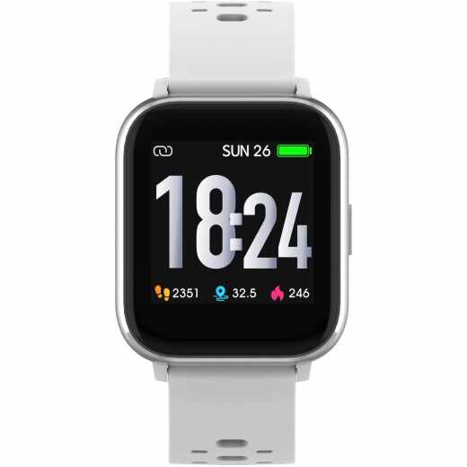 Denver SW-163 Smartwatch Fitnessuhr Aktivit&auml;tstracker wei&szlig; - wie neu