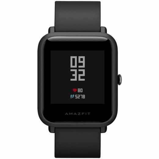 Amazfit Smartwatch Multisport Fitnessuhr Aktivit&auml;tstracker schwarz - wie neu