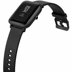 Amazfit Smartwatch Multisport Fitnessuhr Aktivit&auml;tstracker schwarz - wie neu