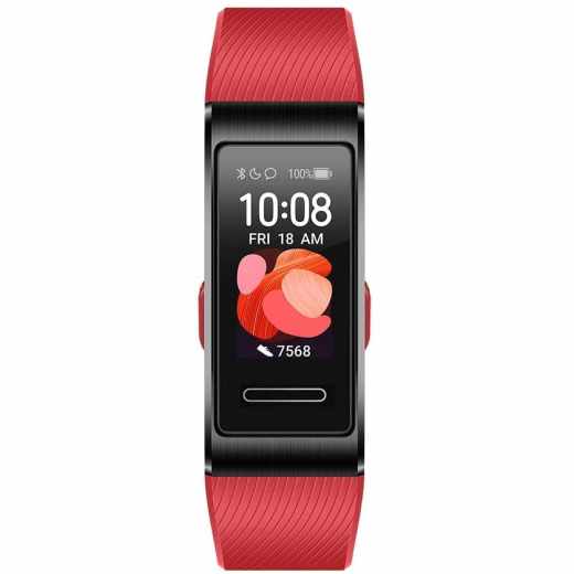 Huawei Band 4 Pro Fitness-Aktivit&auml;tstracker Armband Uhr rot - wie neu