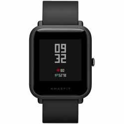Amazfit Smartwatch Multisport Fitnessuhr Aktivit&auml;tstracker schwarz - sehr gut