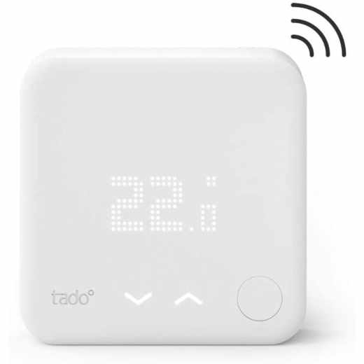 Tado Raumthermostat Add-on Funkthermostat Smarte Thermostate wei&szlig; - wie neu