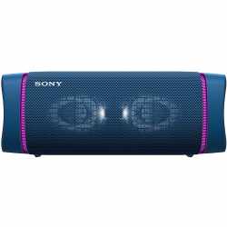 SONY Tragbarer Bluetooth Lautsprecher Speaker Music Center Lichteffekt blau-sehr gut