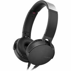 SONY MDR-XB550AP Extra Bass On-Ear Kopfh&ouml;rer Headset kabelgebunden schwarz - sehr gut