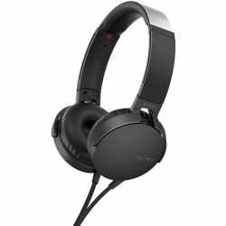 SONY MDR-XB550AP Extra Bass On-Ear Kopfh&ouml;rer Headset kabelgebunden schwarz - sehr gut