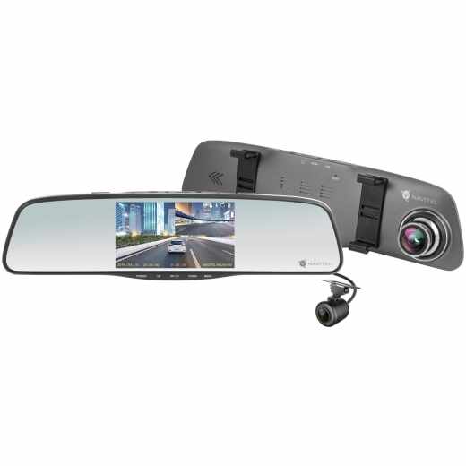 Navitel MR250 NV R&uuml;ckspiegel Dual Autokamera DashCam KFZ Kamera schwarz - sehr gut