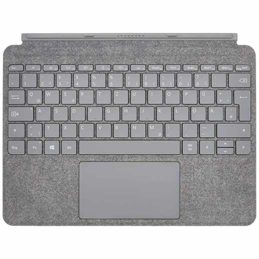 Microsoft Surface Go Signature Type Cover Tastatur Qwertz platin - wie neu