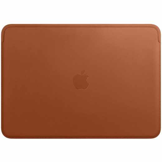 Apple Leather Sleeve Schutzh&uuml;lle f&uuml;r MacBook 12 Zoll saddlebrown - wie neu