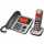 amplicomms BigTel1480 Gro&szlig;tastentelefon Mobilteil Anrufbeantworter silber - sehr gut
