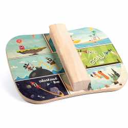 Erzi Kids Plankpad Balancierbrett Holz mit App Balance-Board