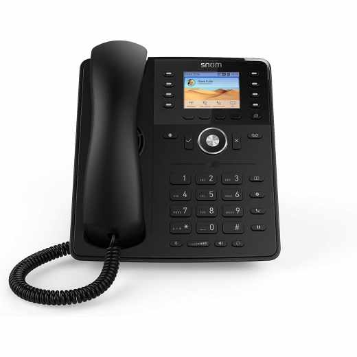 Snom D735 IP Telefon Festnetztelefon 2,7-Zoll-TFT-Display schwarz - wie neu
