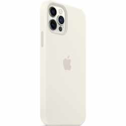Apple iPhone 12 12Pro Schutzh&uuml;lle Silikon Case MagSafe Back Cover MHL53ZM/A wei&szlig;