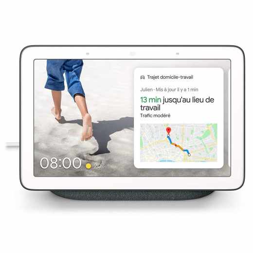 Google Home Nest Hubsmart Smart Speaker Display Sprachassistent anthrazit - sehr gut