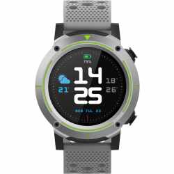 Denver Bluetooth Smartwatch Fitnesstracker Schlaftracker SW-510 GPS grau - sehr gut