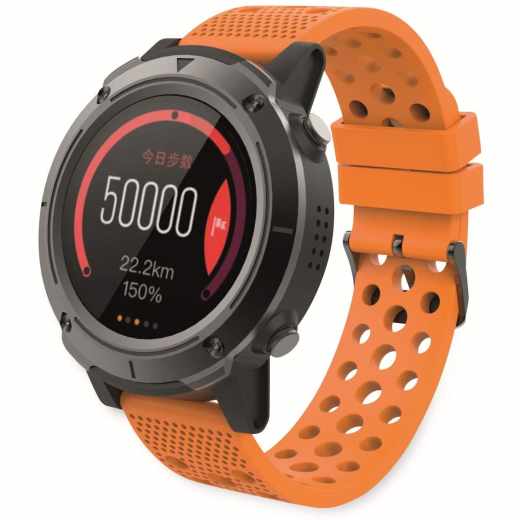 Denver Bluetooth Smartwatch Fitnesstracker Schlaftracker SW-510 GPS orange - wie neu