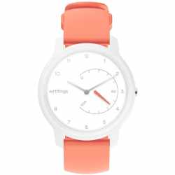 Withings Move Smartwatch Armbanduhr Tracker wei&szlig; coral - sehr gut