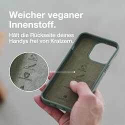 Woodcessories Handycover Handyh&uuml;lle Schutzh&uuml;lle Bio Case iPhone 12/12Pro gr&uuml;n