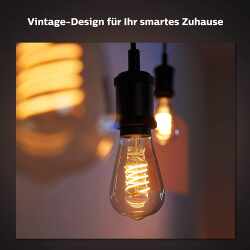 Philips Hue White Filament E27 LED Lampe dimmbar warmwei&szlig;
