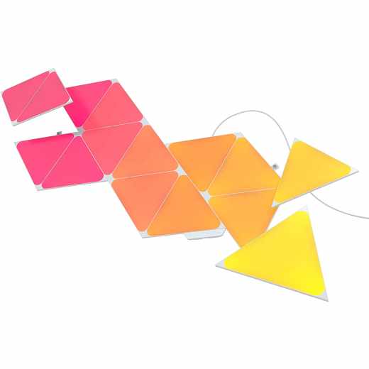 Nanoleaf Shapes Triangles Starter Kit 15er Set LED Stimmungslicht Leuchten wei&szlig;