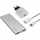 Networx Starterset USB-Netzteil Lightning-Kabel Powerbank 9000mAh silber