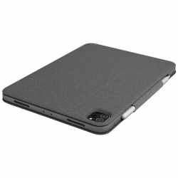 Logitech Folio Touch iPad Pro 11 Zoll H&uuml;lle Tastatur Qwertz Trackpad grau