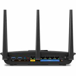 Linksys Max-Stream AC1900 Dual-Band Wi-Fi Router WLAN-Router schwarz