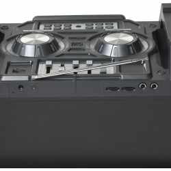 Denver DJS-3010 Bluetooth DJ-Lautsprecher 10 Zoll Speaker Turm-Lautsprecher schwarz