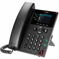 Polycom VVX 250 SIP Business IP-Telefon (ohne Netzteil) schwarz