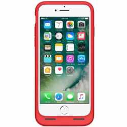 Apple Schutzh&uuml;lle Powercase iPhone 7 Battery Case Lightning Snap On rot