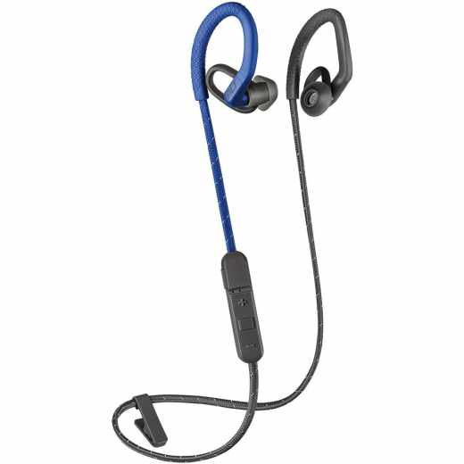 Plantronics BACKBEAT FIT 350 In-Ear Bluetooth-Sport Headset Kopfh&ouml;rer grau blau