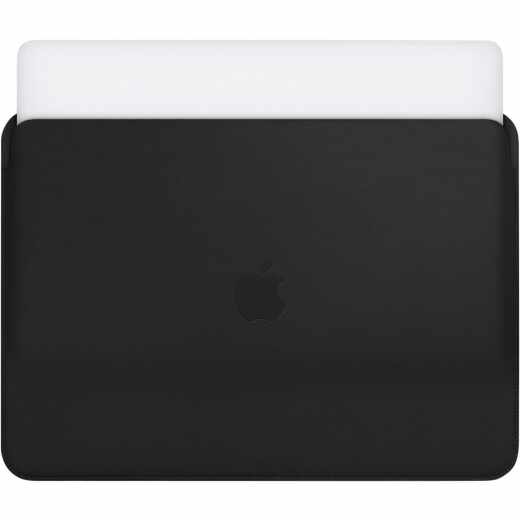 Apple Leather Sleeve f&uuml;r MacBook Pro 13 Zoll Schutzh&uuml;lle Lederh&uuml;lle schwarz